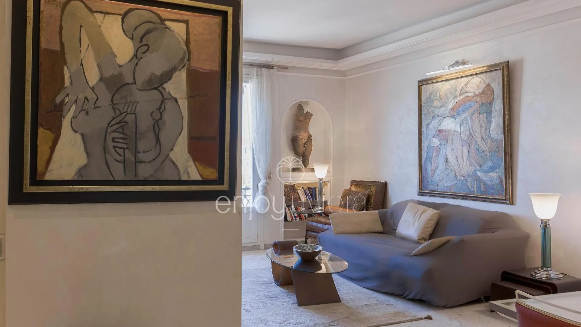 Palais Miramar Suite Art Modern - Derniere Etages Vue Mer - 75M De Confort - En Face Des Plages -Wifi - Clim Cannes 0*,  Frankrike